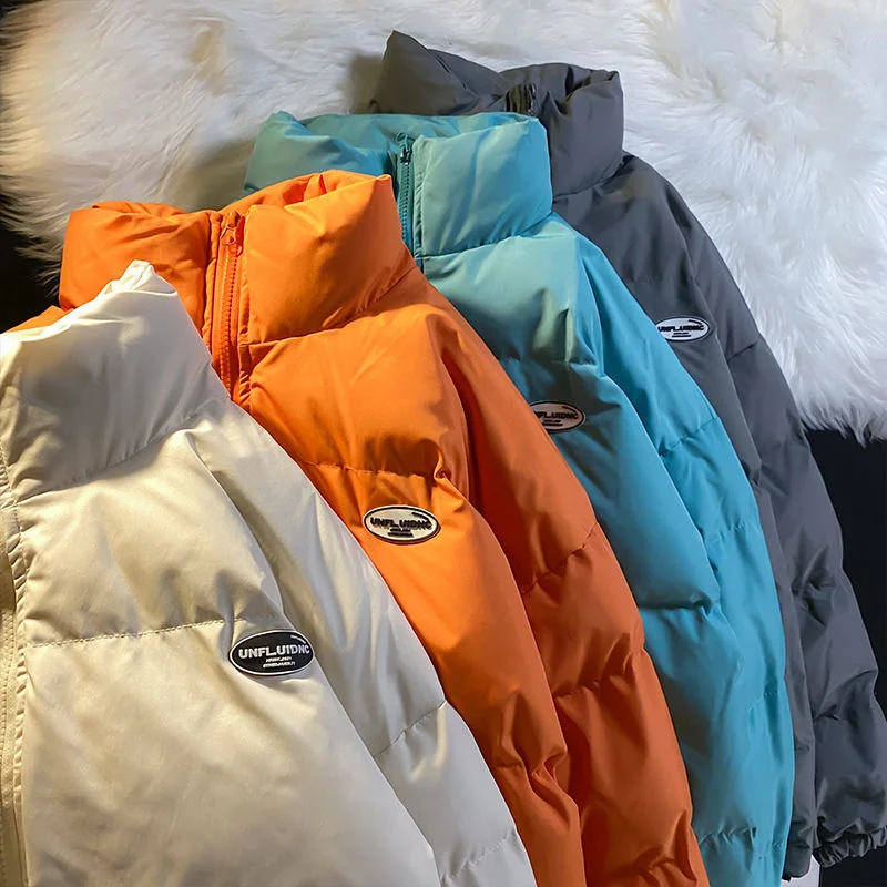 

Privathinker Stand Collar Big Size Mens Parkas Thicken Casual Fashion Harajuku Male Winter Jacket Loose Cotton Padded Coat