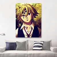 hd printed the seven deadly sins canvas painting home decor bedroom background wall art anime pictures modular meliodas poster