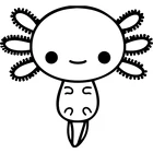 Автомобильная наклейка Axolotl 13,5*12,6 см, водонепроницаемое окно, бампер, ноутбук, холодильник, виниловые наклейки Love Pet, axolotl, поворотные автомобильные аксессуары