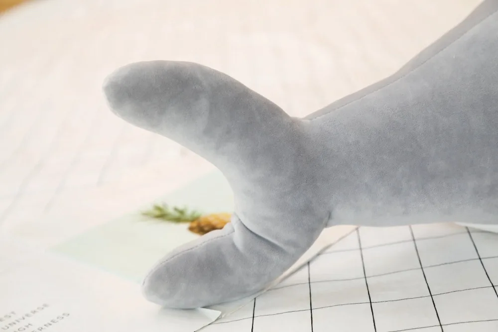 110 см кровать angry Shark спальная Подушка Пингвин уплотнения подходит для детей и подушка для взрослых море животное кукла плюшевый подарок для детей