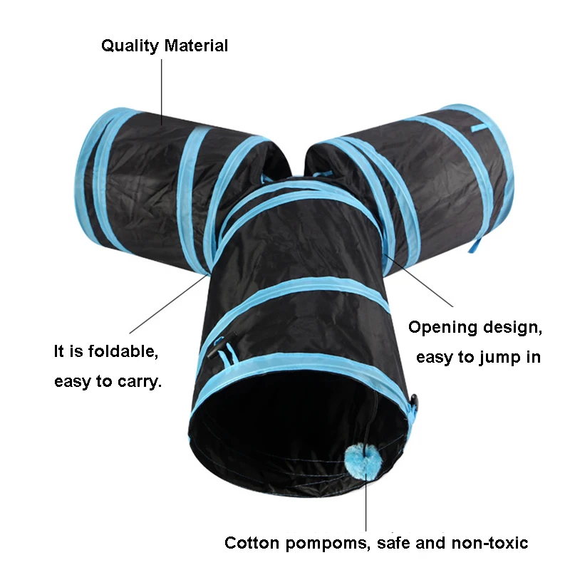 MySudui Складной Съемный туннель для кошек домашних животных складная игра игрушки