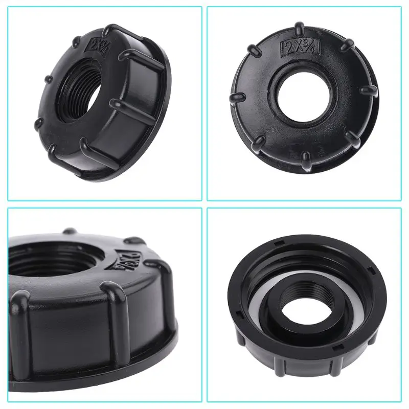 

IBC Tank Connection 60mm/ 2" Coarse to Female Thread IBC Adapter Threaded 1/2" 3/4" 1" F1FC