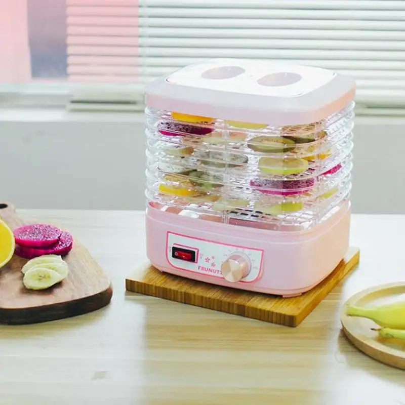 Food Dehydrator Dried Fruit Machine Food Dryer Fruit and Vegetable Pet Meat Dried Air Dried Home Dehydrator Small Gift
