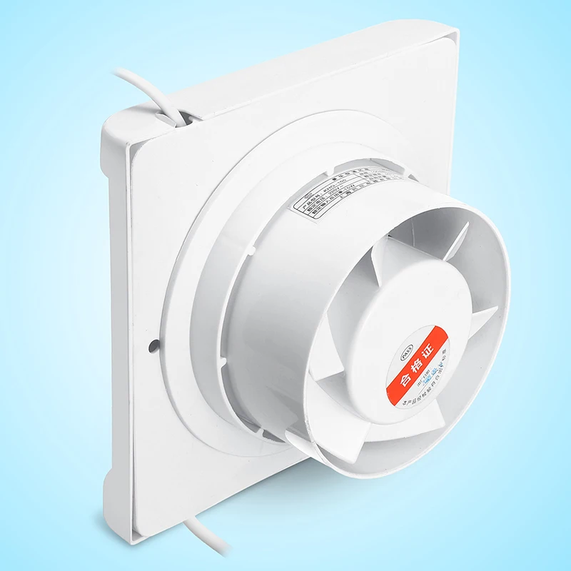 

4/6 Inch 60W 220V Low Noise Exhaust Fan Toilet Kitchen Bathroom Hanging Wall Window Glass Small Ventilator Extractor Exhaust Fan