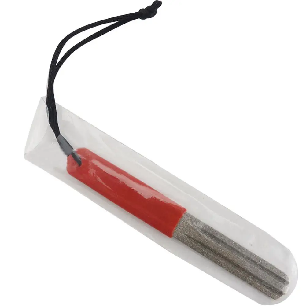 HiMISS открытый двойной паз точилка для рыболовных крючков файл грубого/тонкого