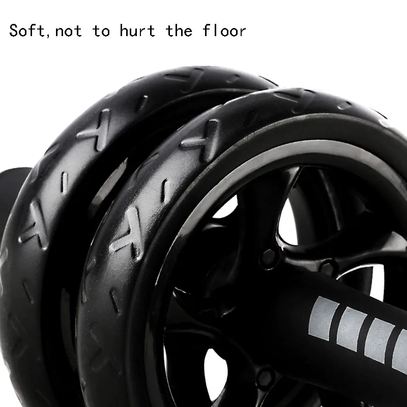 Двухколесный тренажер для пресса ab ролик тренировочный abs мышц брюшного