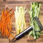 Овощечистка из нержавеющей стали, двойная головка, многофункциональный резак терка для фруктов овощей, острая Овощечистка Кухонный инвентарь для тонкой нарезки