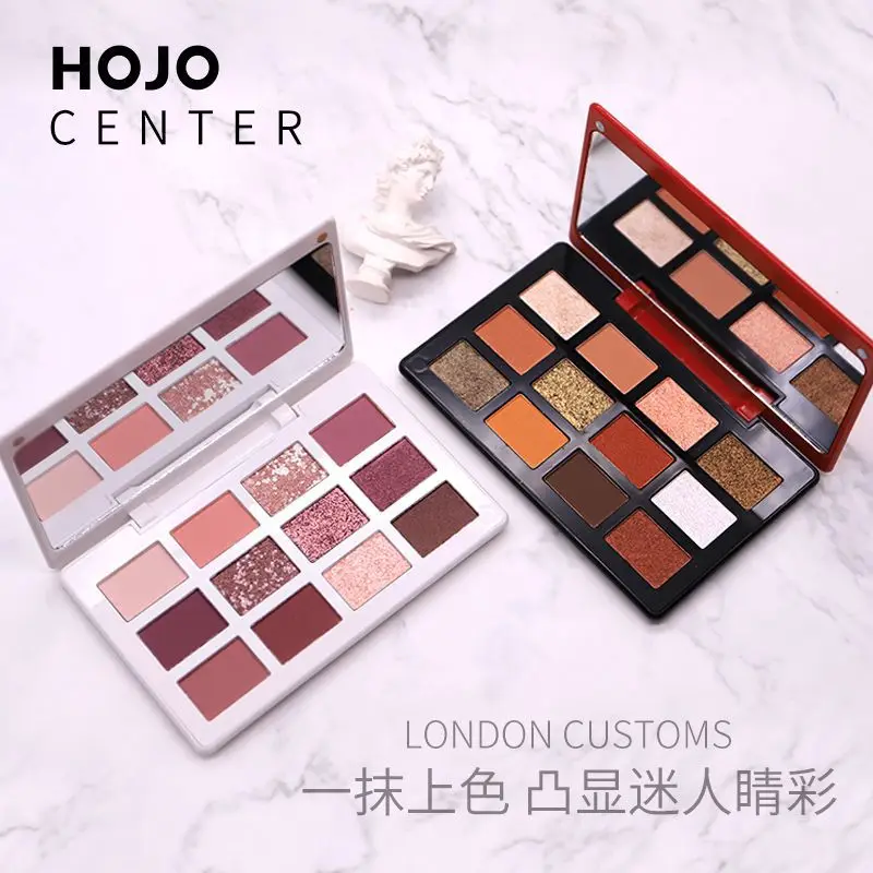 HOJO 12 видов цветов красота тени для век женская мода популярная косметика матовая