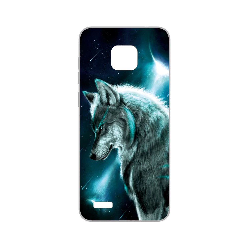 GUCOON Silicone Cover for Ulefone Note 7 S11 6.1inch Case Soft TPU Protective Phone Case Cartoon Wolf Flower Cat Bumper Shell
