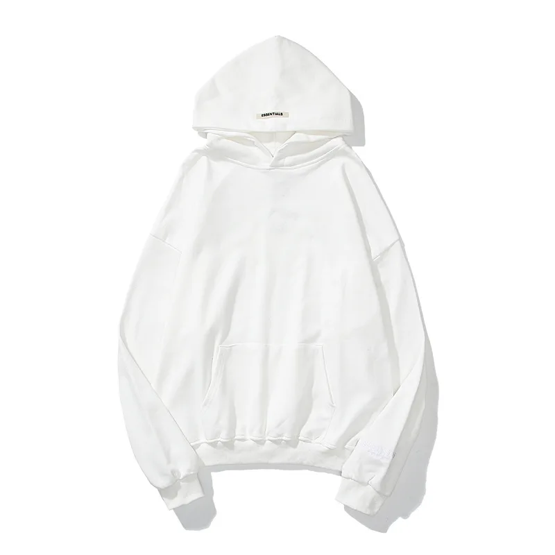 

FOG Essentials Double-thread Reflective Letter Hoodies for Men and Women Wearing Hooded Coats