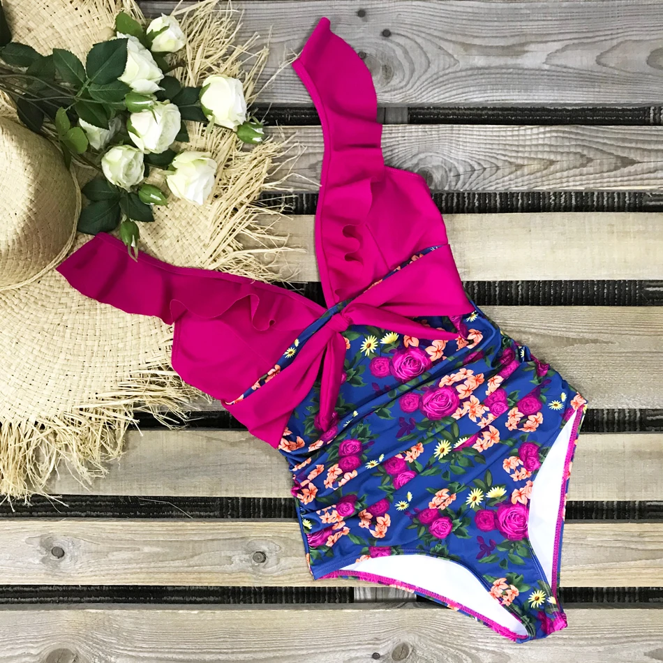 Купальник One Piece для женщин 2020 года Swimwear Push Up Monokini Bodysuit Swim Suit Summer Beach Wear Female Bathing.