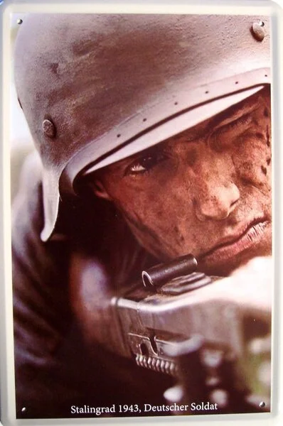 German Soldier Stalingrad 1943 Metal Sign Signboard Arched Tin 20 X 30 Cm | Plaques &amp Signs