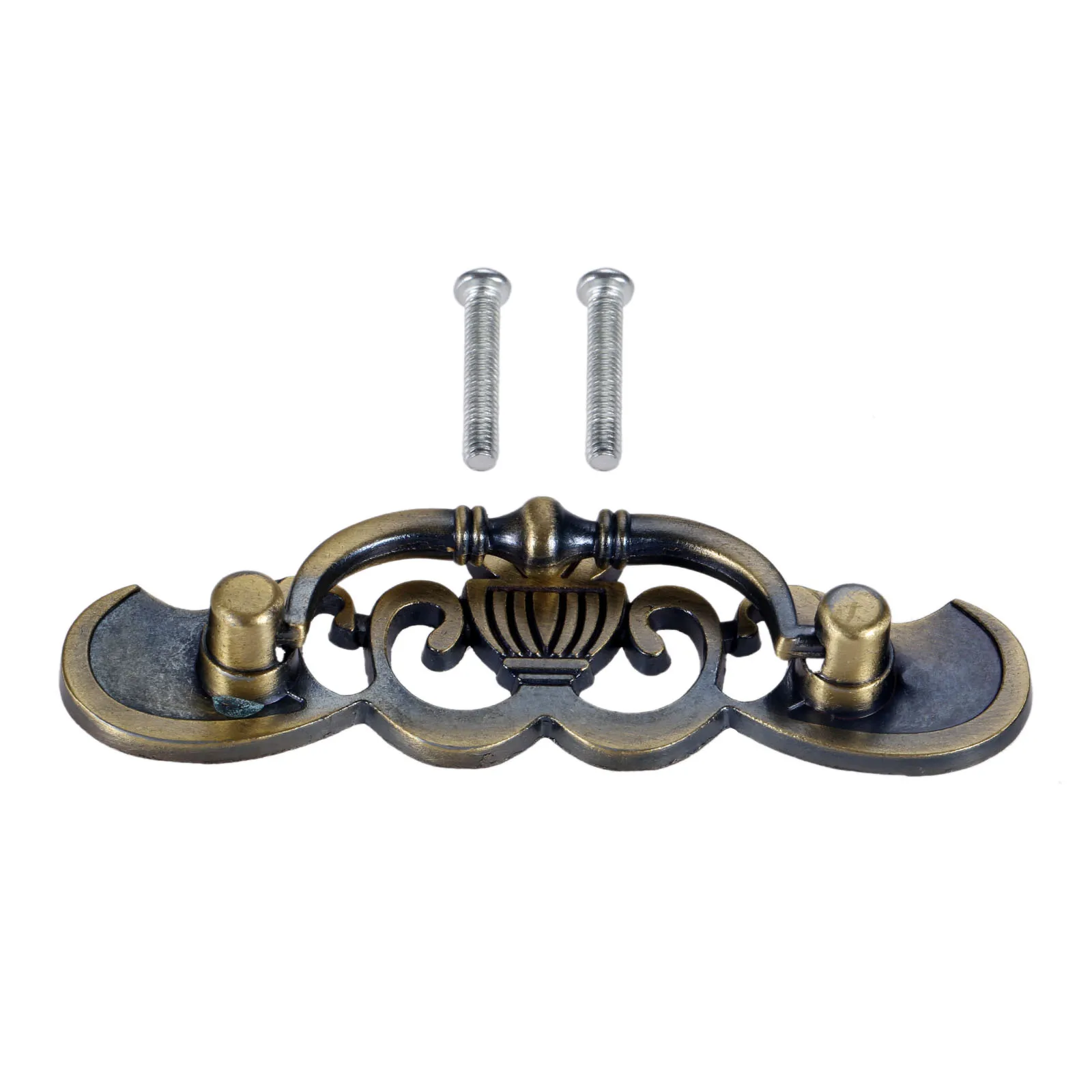 DRELD 64 мм античная латунь тянуть ручки для Кухня шкаф с выдвижными ящиками двери