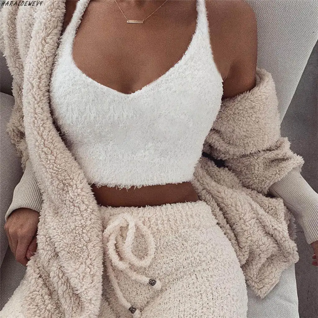 Майка женская из полиэстера с V образным вырезом Модный повседневный короткий