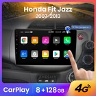 AWESAFE Android 10 AI Voice 4G Carplay RDS Автомагнитола мультимедийный GPS для HONDA FIT JAZZ 2007-2013 2din Авторадио bluetooth