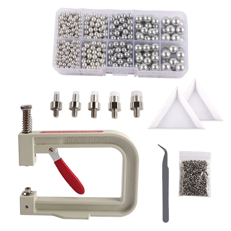 

Hand Press Bead Machine Pearls Tool/ Manual Pearl Rivet for Clothes/Bags/Skirt Setting Machine DIY Accessories