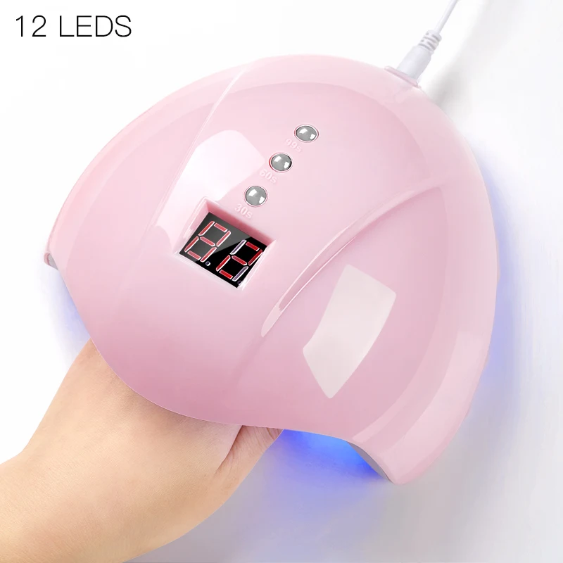 Светодиодный УФ-светильник для сушки ногтей УФ-лампа всех видов гель-лака