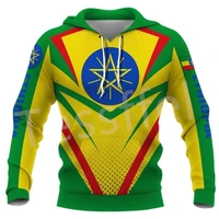 tessffel ethiopia county flag reggae africa native tribe lion retro harajuku tracksuit 3dprint menwomen funny casual hoodies m5