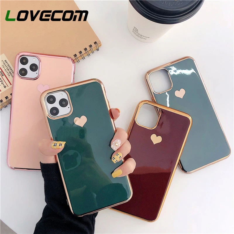Чехол LOVECOM для iPhone 12 Mini 11 Pro Max XR X XS 7 8 Plus мягкий чехол из ТПУ | Мобильные телефоны и