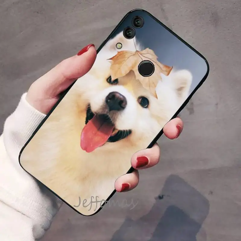 

Samoyed cute dog animal Phone Case For Huawei Honor view 7a5.45inch 7c5.7inch 8x 8a 8c 9 9x 10 20 10i 20i lite pro