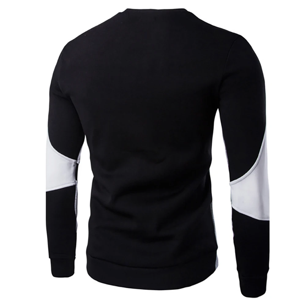 Свитшот Cofekate мужской Повседневная зимняя кофта с цветными блоками пуловер