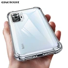 Чехол-накладка для Xiaomi Redmi Note 9, 10, 8, 7, 6 Pro Max, 9A, 8A, 7A, Mi Note 10 Pro Lite, 10, 10T Lite, прозрачный, противоударный