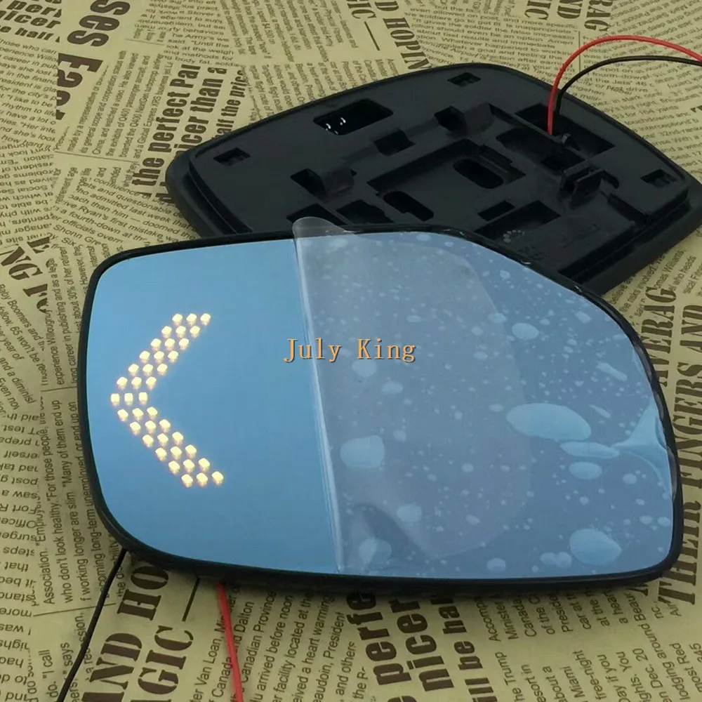 Чехол для зеркала заднего вида Varthion Subaru Outback 2013 17 большое поле зрения синее