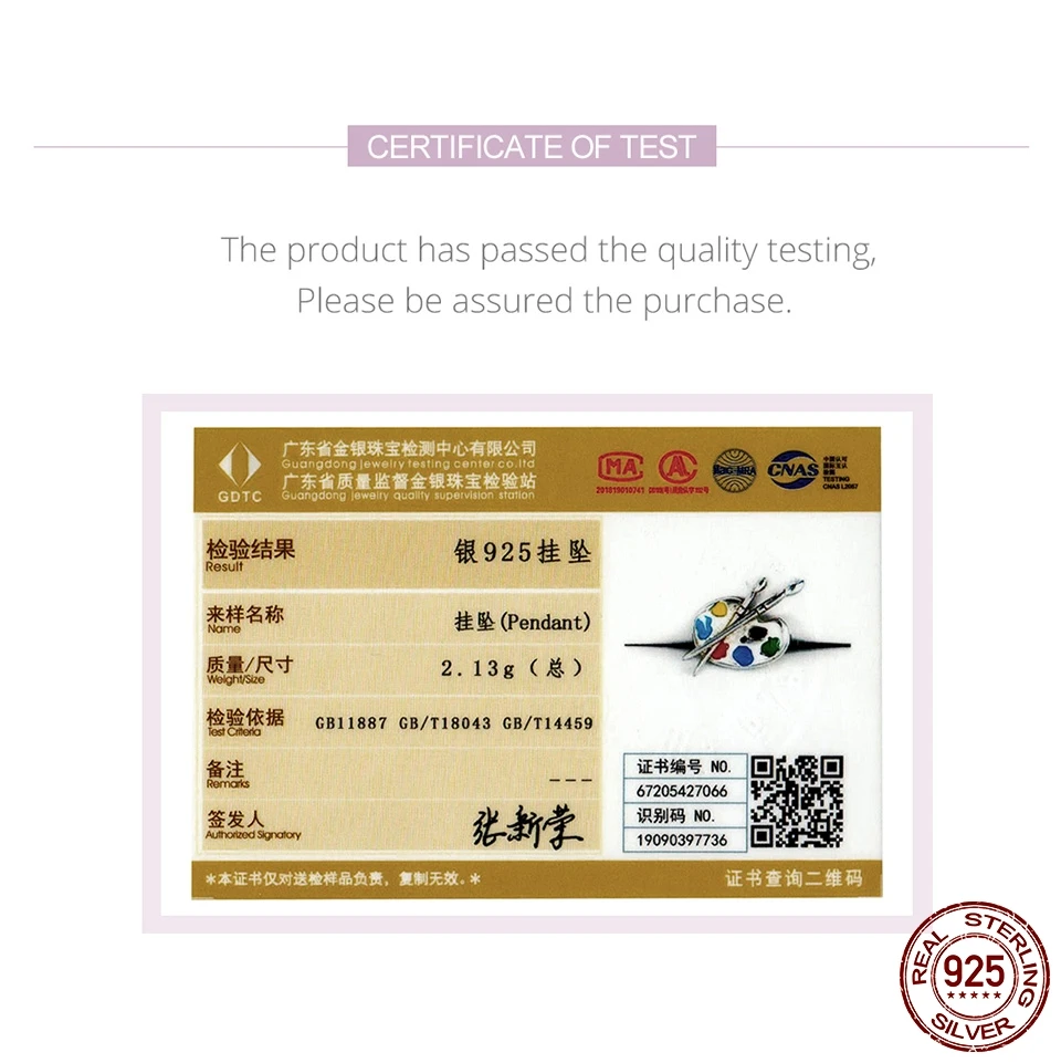 

MOWIMO100% 925 Sterling Silver Beads Colorful Palette Metal Charm for Original Women Silver Bracelet DIY Jewelry Making BNC359