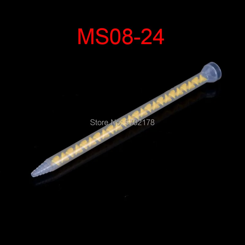 10 шт AB Клей Статическое рот MS08 24 насадки для смешивания трубка смолы клей