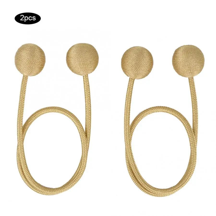 Hooks 2pcs Anti-Slip Curtain Buckle Tiebacks Free Style Twisted Window Tie Band living room | Дом и сад