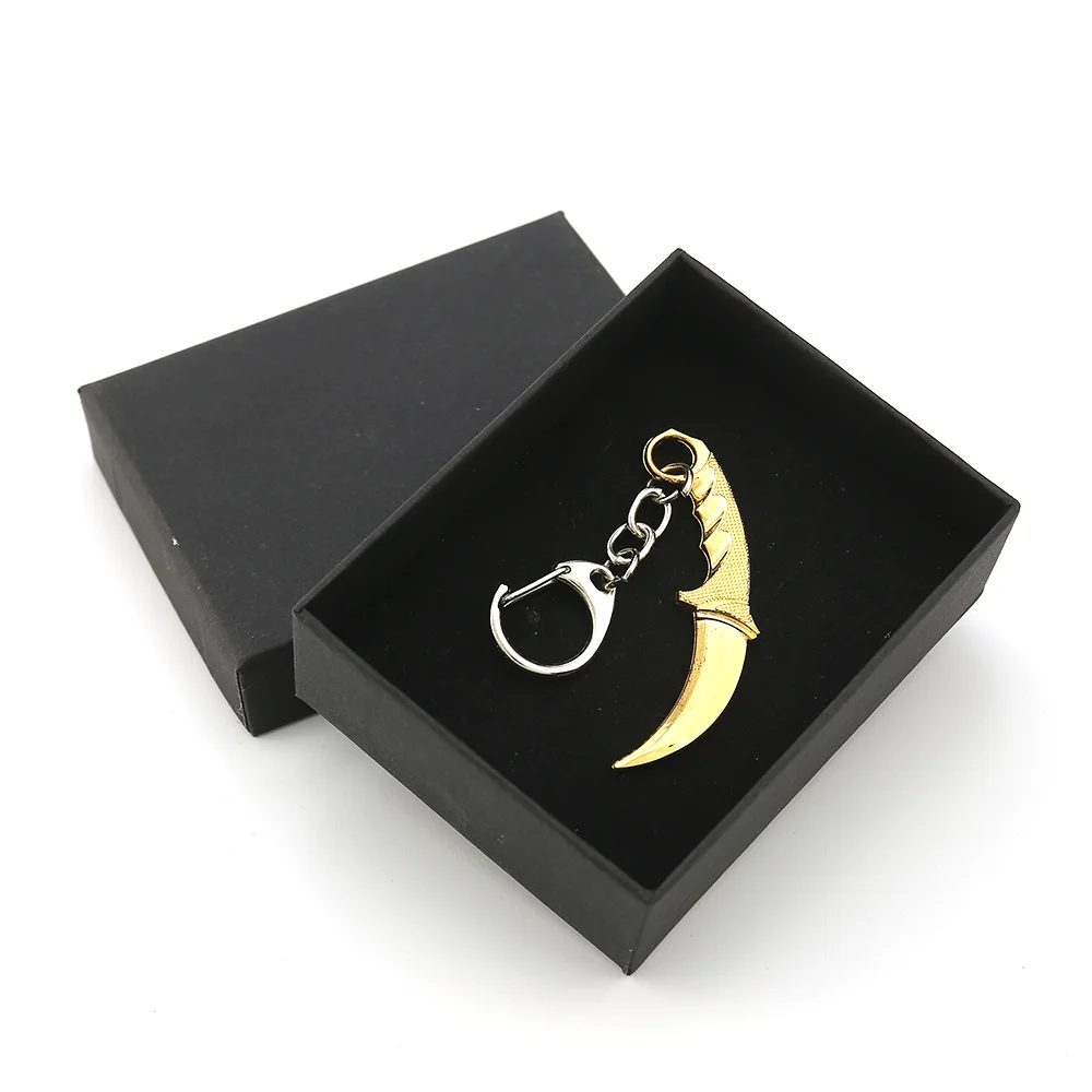 Брелок для ключей CSGO с ножом косплея из игры Counter Strike металлическая