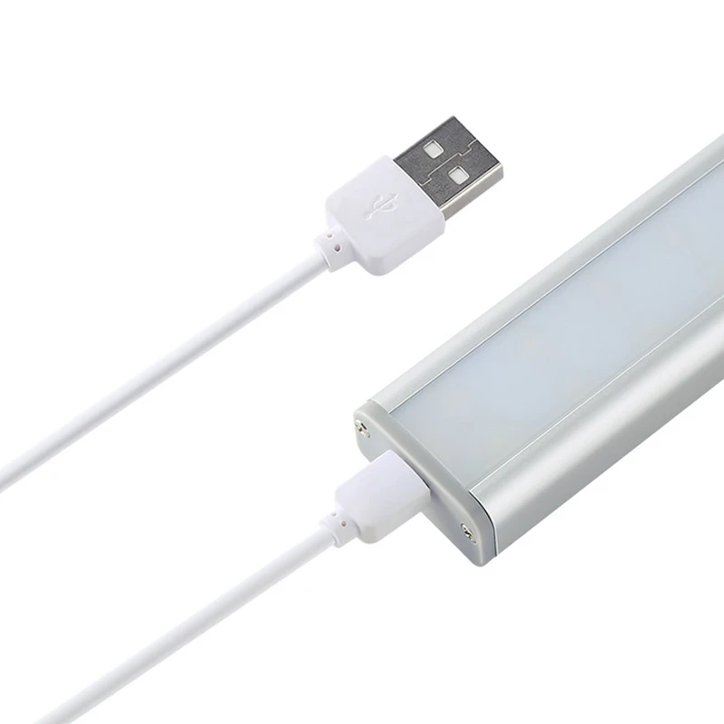 

24 LED PIR Under Cabinet Light USB Rechargeable Motion Sensor Closet Lights Lamp SDF-SHIP