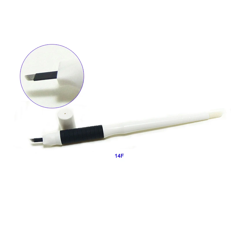10 шт. одноразовые для микрообработки ручка ручные инструменты с Кепки бровей