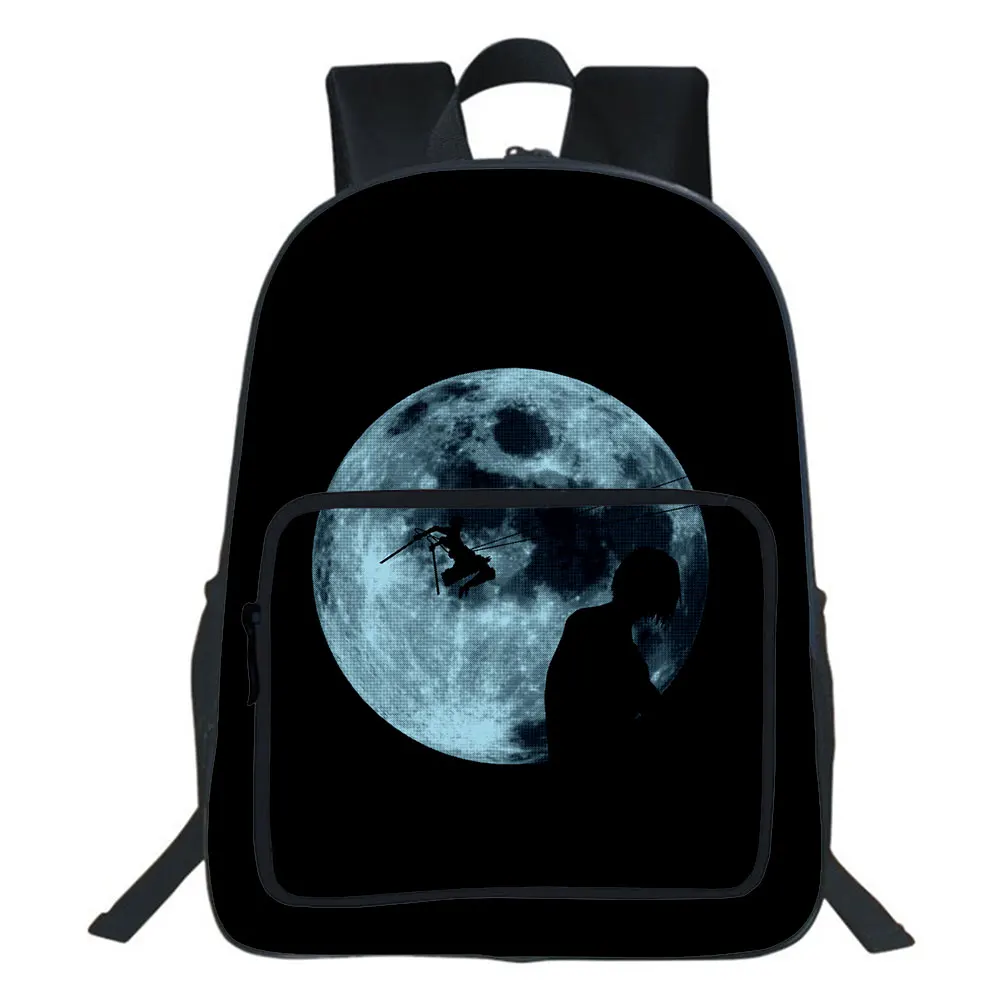 

Attack On Titan School Bags Boys Girls Daily Backpack Teens Backpack All-match Simplicity Student Bookbag Cosplay Rucksack
