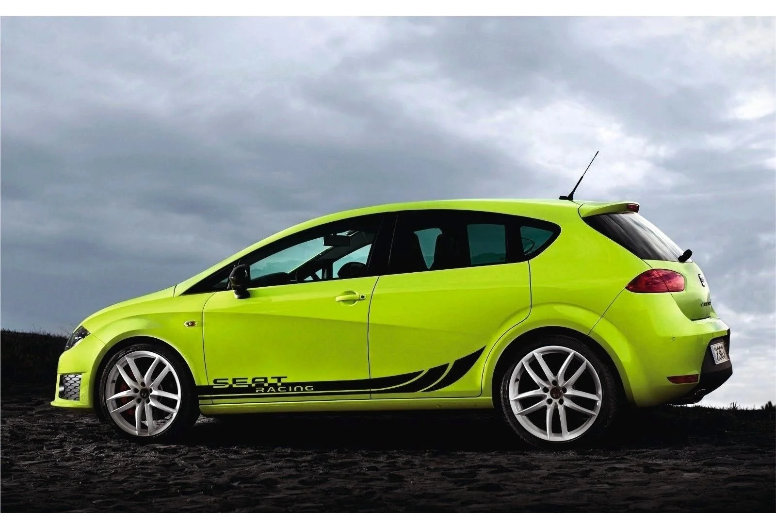 Для 2 шт./пара SEAT 2x боковые полосы Виниловая наклейка для тела графика ibiza-leon-altea-toledo