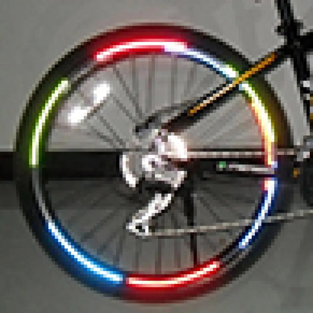 

Fluorescent MTB Bike Bicycle Sticker Cycling Wheel Rim Reflective Stickers Decal