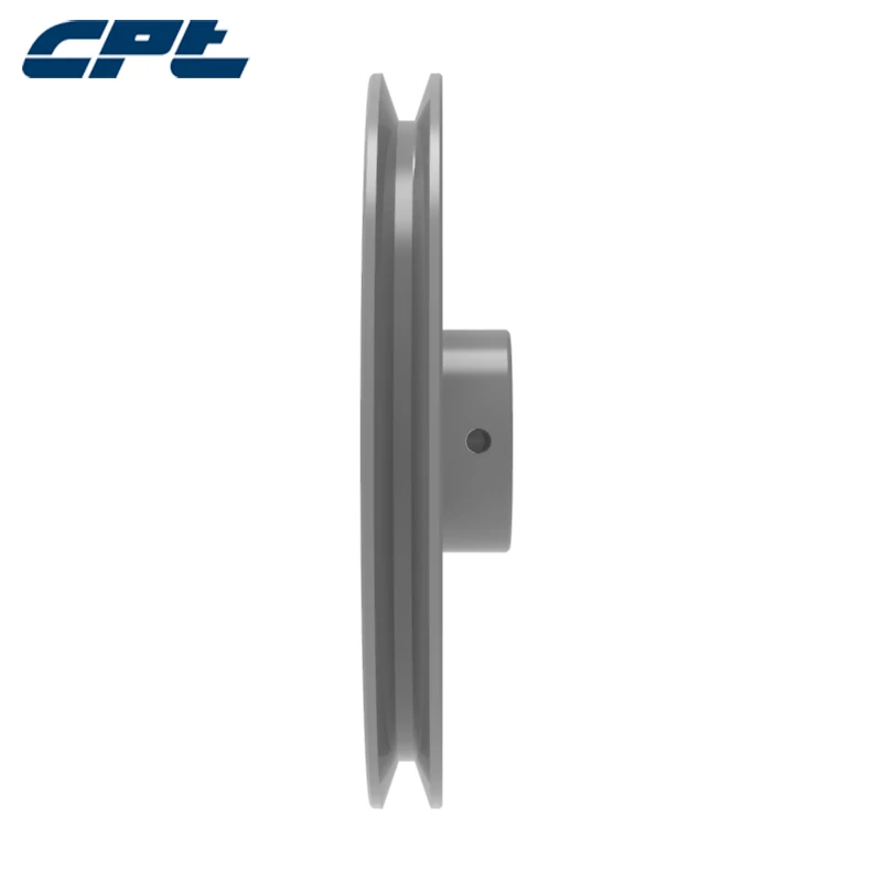 CPT AK84V Belt pulley 1 Groove 1/2&quot 5/8&quot 3/4&quot 7/8&quot 15/16&quot 1&quot 1-1/8&quot 3/16 Cast Iron 8.25&quot OD for A 4L 3L belts |