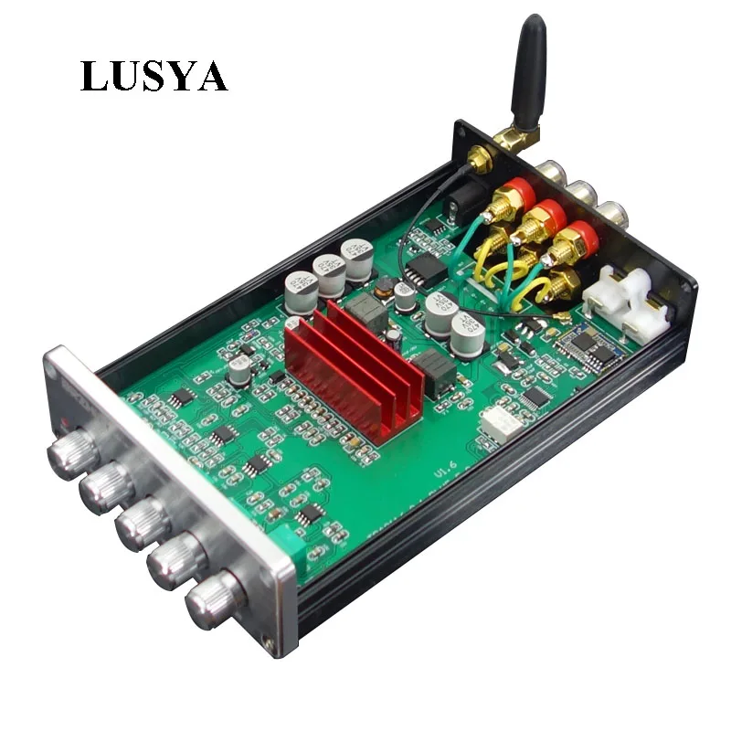Усилитель сабвуфера Lusya TPA3250 Bluetooth 5 1 QCC5125 2 класса D аудио усилитель 130 Вт + 70 * LDAC