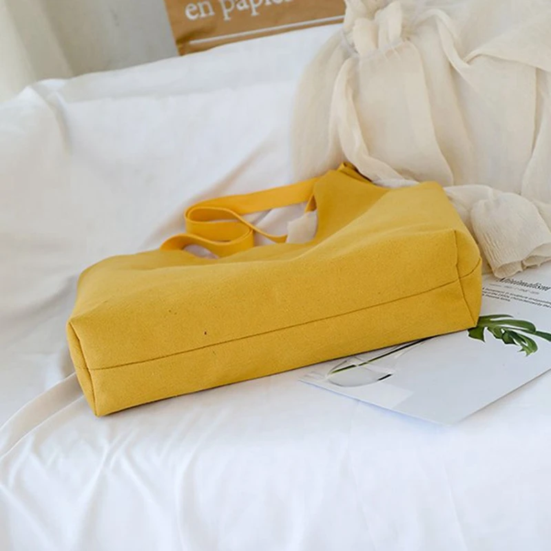 

ASDS-Simple Portable Canvas Bag for Female College Students