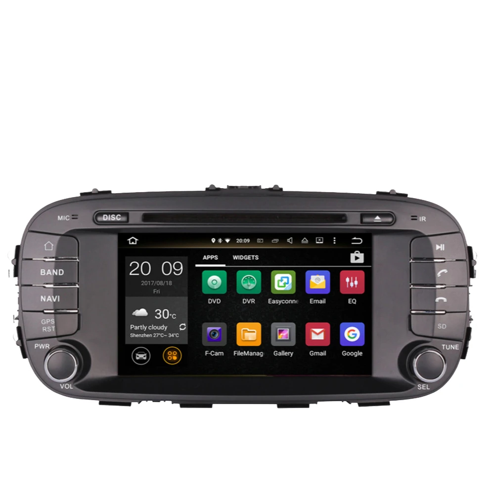 

Android 10.0 Car Radio Stereo Bluetooth Multimedia Player For Kia Soul 2014-2022 Car GPS Navigation Head Unit