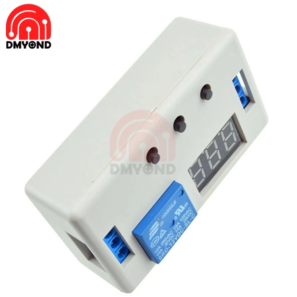 Цифровой светодиодный дисплей с временной задержкой релейный модуль плата