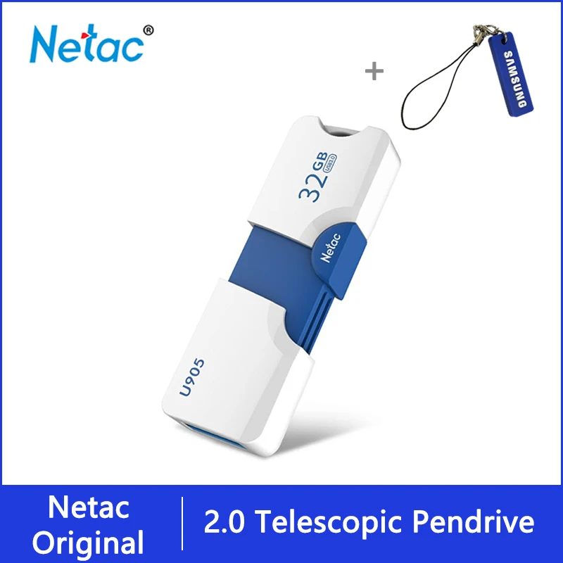 Флеш накопитель Netac 128 Гб 64 ГБ 32 16 USB флеш 2 0 флешка диск на ключе память для