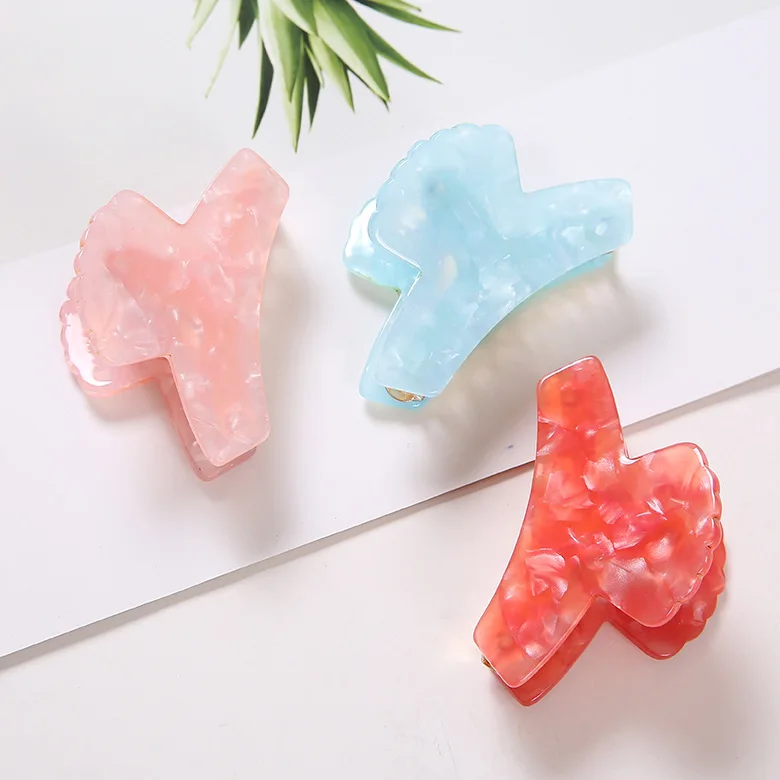 Новые яркие волосы на клешни с уксусной кислотой для волос из акрила Boutique Lady Headwear для элегантных женщин.