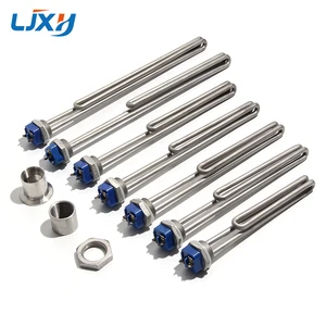 Погружной нагревательный элемент LJXH DN25, из нержавеющей стали 304, 1 дюйм, BSP 32 мм, с резьбой, низкая плотность 120 В220  240 В