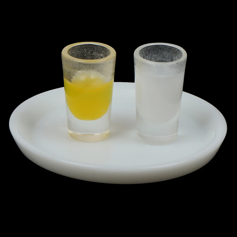 

3pcs 1/12 Dollhouse Miniature Simulation Drink Milk Juice Plate Set Kitchen Accessories Toys for Doll House Decoration