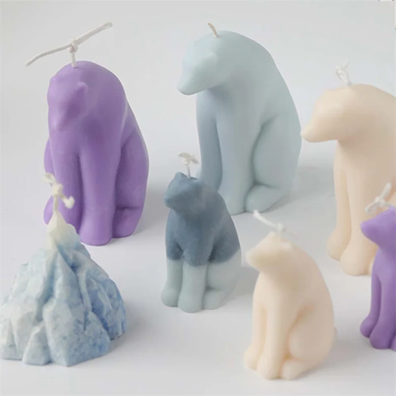 Резная цилиндрическая форма для свечей Ароматизированная 3d изготовления сделай