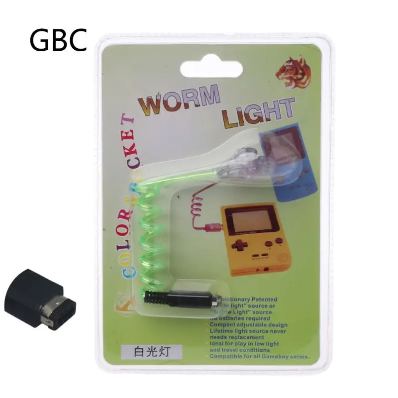 High Quality New Flexible Worm Light Illumination LED Lamps for Nintend Gameboy GBA GBC GBP Console