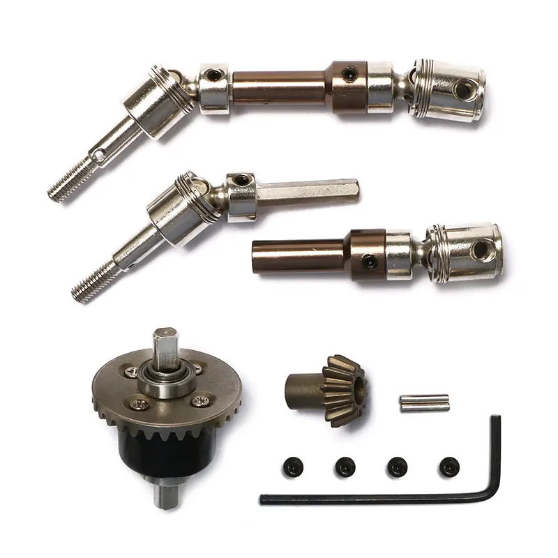 Mirbest RC DIY части для WLtoys 12428 12423 Модернизированный металлический передний приводной