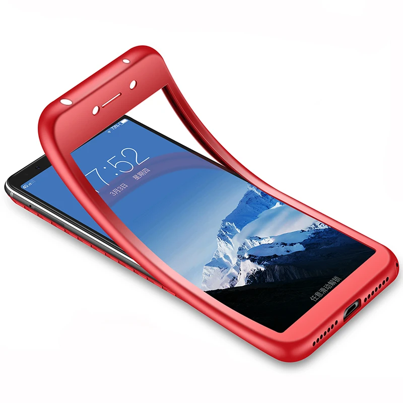 360 градусов ударопрочный чехол для телефона Samsung Galaxy A7 A9 J4 J6 A8 A6 Plus 2018 A3 A5 J3 J5 J7 2017 S8 S9