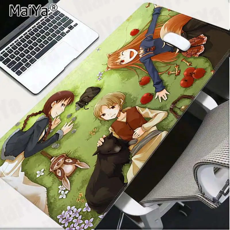 Коврик для мыши Maiya Spice and Wolf Holo Cute Beauty Anime Girls1 игровой коврик с закругленными